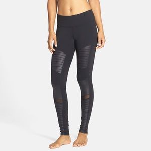 Alo Moto Yoga Leggings Black size small